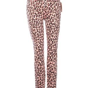 NWT J Brand Jeans Pink w/Animal Design Straight Leg Sz 25/28 #82-83